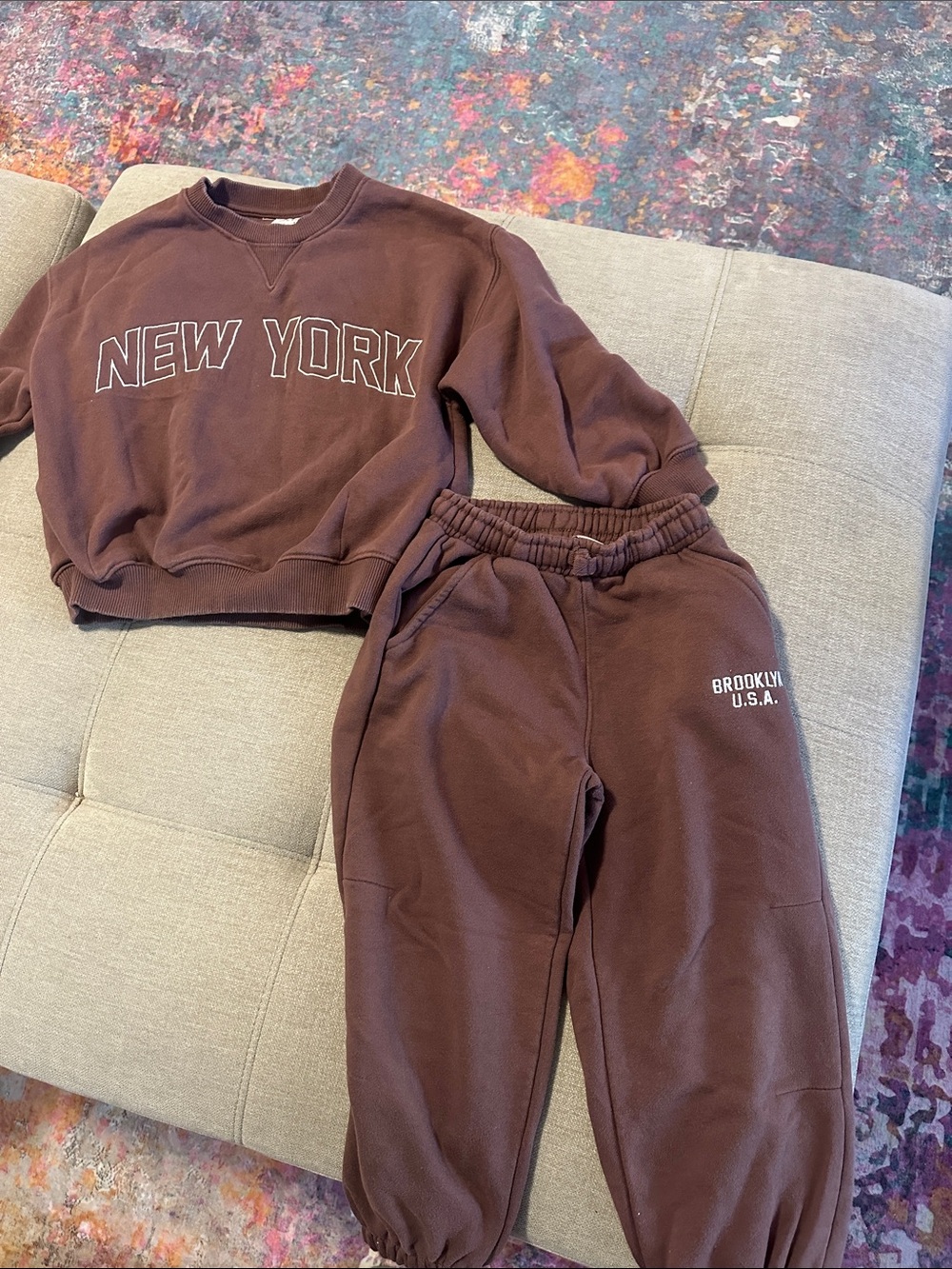 Zara Brown Kids Sweatpants Joggers